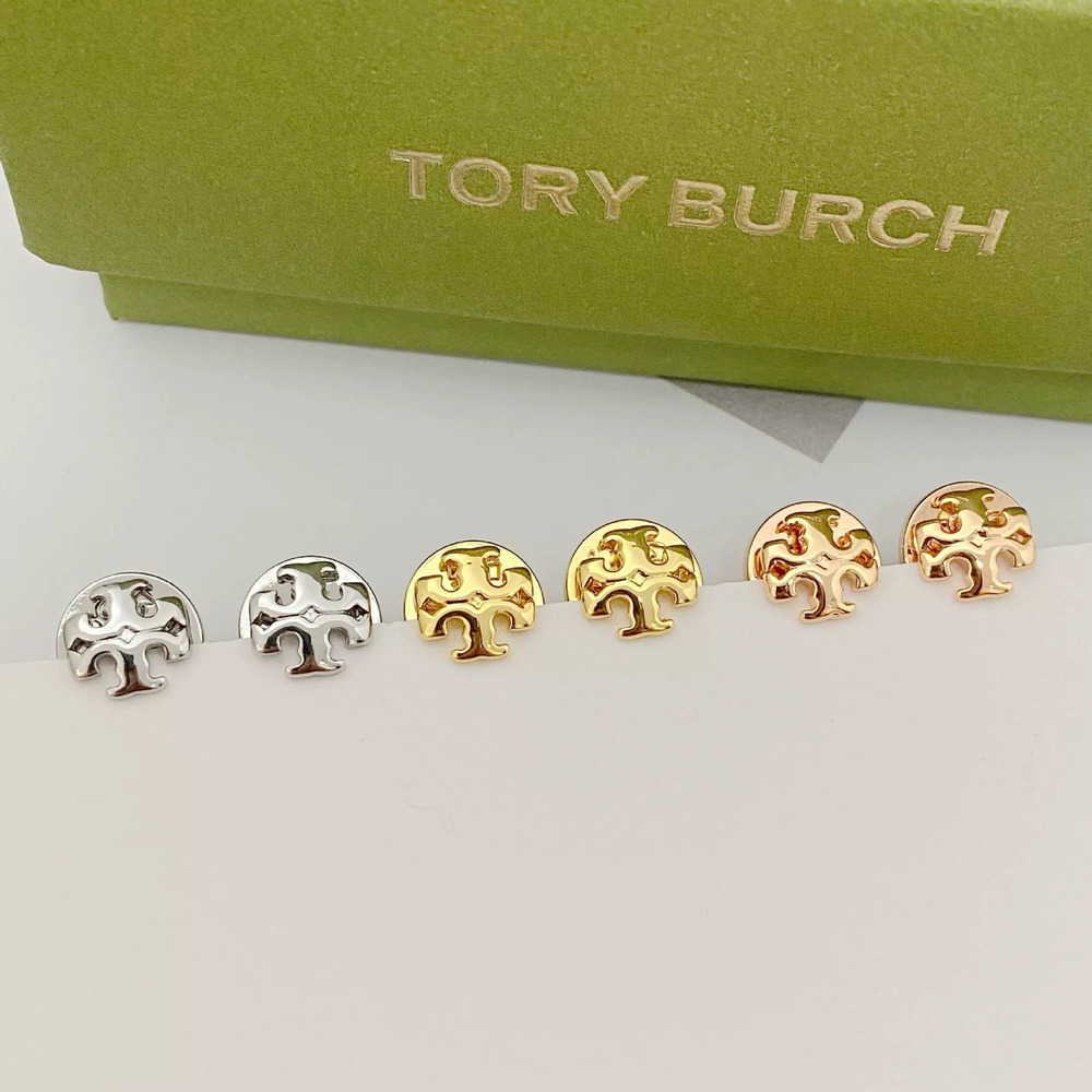 Tory Burch Tiny Metal Letter Studs